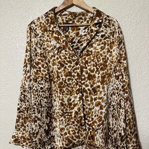 Leopard Print Women's Top